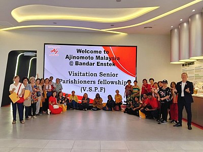 A Visit to the AJI-NO-MOTO Factory by Visitation Senior Parishioners